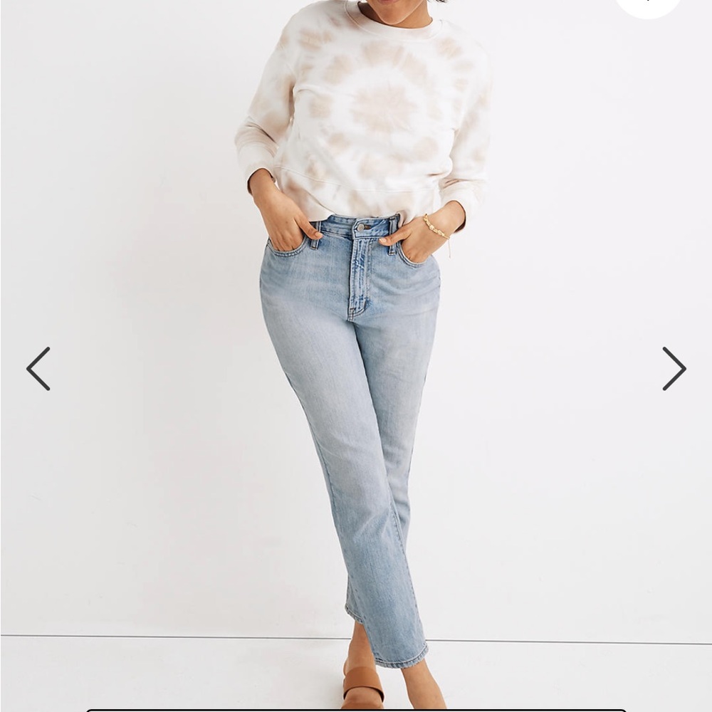 Madewell The Curvy Perfect Vintage Jean in Fitzgerald Wash | size 28